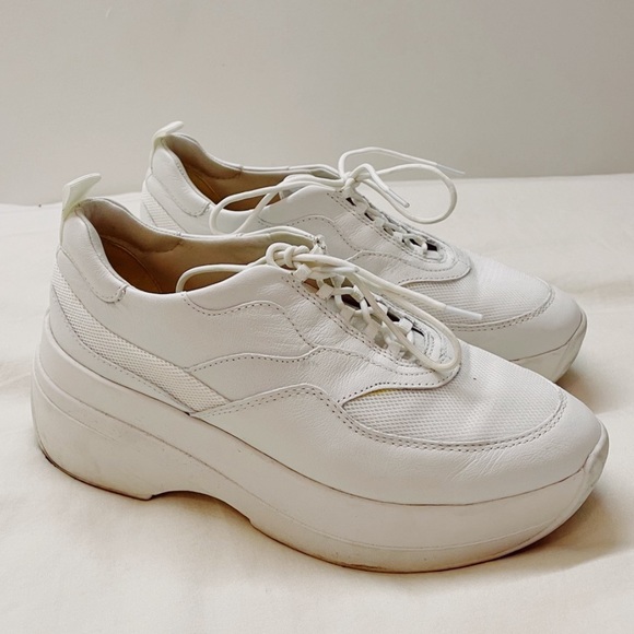 Vagabond Shoes - Vagabond White Platform Shoe 38